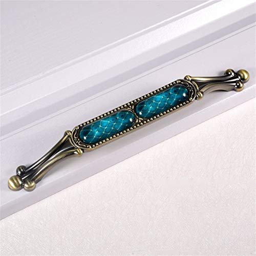 GUTUYEHKEA Schminktischgriff, Schranktürgriff, luxuriöser Vintage-Möbelgriff, Elegante bronzene Küchenschrankknöpfe und -Griffe, Schubladengriffe, Innenbeschläge(D) von GUTUYEHKEA