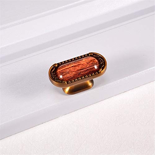 GUTUYEHKEA Schminktischgriff, Schranktürgriff, luxuriöser Vintage-Möbelgriff, Elegante bronzene Küchenschrankknöpfe und -Griffe, Schubladengriffe, Innenbeschläge(E) von GUTUYEHKEA