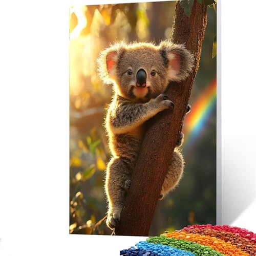 5d Diamond Painting Zubehör Koala, DIY Set Erwachsene Full Dril Baum Diamant Painting Bilder,Malen Nach Zahlen 30x40cm Bastelset Kinder Ab 6 Jahre Crystal art leinwand zum Bemalen für Wand Deko 3/5711 5d Diamond Painting Zubehör Koala, DIY Set Erwachsene Full Dril Baum Diamant Painting Bilder,Malen Nach Zahlen 30x40cm Bastelset Kinder Ab 6 Jahre Crystal art leinwand zum Bemalen für Wand Deko 3/5711 von GUUOYUAL