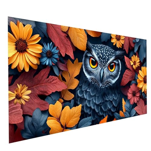 Diamond Painting Ahornblatt 5D Diamond Painting Basteln Erwachsene 70 x 140 CM Strasssteine Embroidery Leinwand Bilder Eule, Diamant DIY Set Erwachsene für Deko wohnzimmer Geschenke für Frauen GYL4209 Diamond Painting Ahornblatt 5D Diamond Painting Basteln Erwachsene 70 x 140 CM Strasssteine Embroidery Leinwand Bilder Eule, Diamant DIY Set Erwachsene für Deko wohnzimmer Geschenke für Frauen GYL4209 von GUUOYUAL