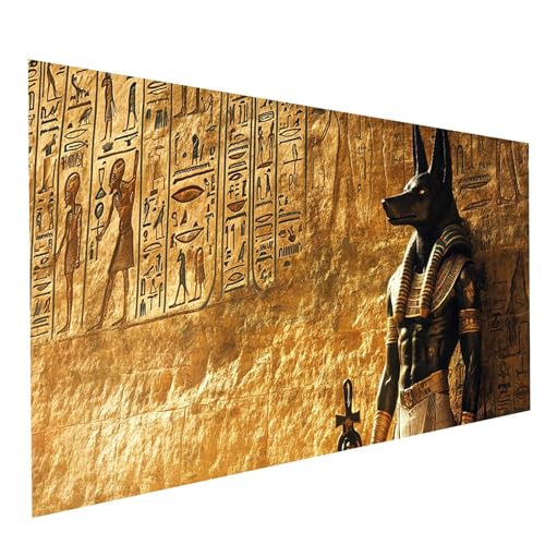 Diamond Painting Anubis 5D Diamond Painting Basteln Erwachsene 140 x 70cm Strasssteine Embroidery Leinwand Bilder Ägypten, Diamant DIY Set Erwachsene für Deko wohnzimmer Geschenke für Frauen GYL0663 Diamond Painting Anubis 5D Diamond Painting Basteln Erwachsene 140 x 70cm Strasssteine Embroidery Leinwand Bilder Ägypten, Diamant DIY Set Erwachsene für Deko wohnzimmer Geschenke für Frauen GYL0663 von GUUOYUAL