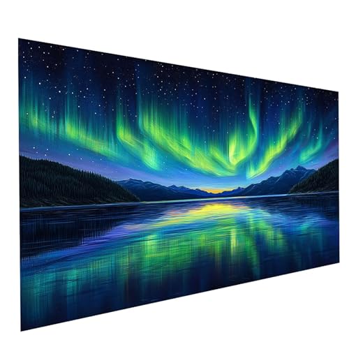 Diamond Painting Aurora 5D Diamond Painting Basteln Erwachsene 160 x 80cm Strasssteine Embroidery Leinwand Bilder Sternenhimmel,Diamant DIY Set Erwachsene, Deko wohnzimmer Geschenke für Frauen GYL2716 Diamond Painting Aurora 5D Diamond Painting Basteln Erwachsene 160 x 80cm Strasssteine Embroidery Leinwand Bilder Sternenhimmel,Diamant DIY Set Erwachsene, Deko wohnzimmer Geschenke für Frauen GYL2716 von GUUOYUAL