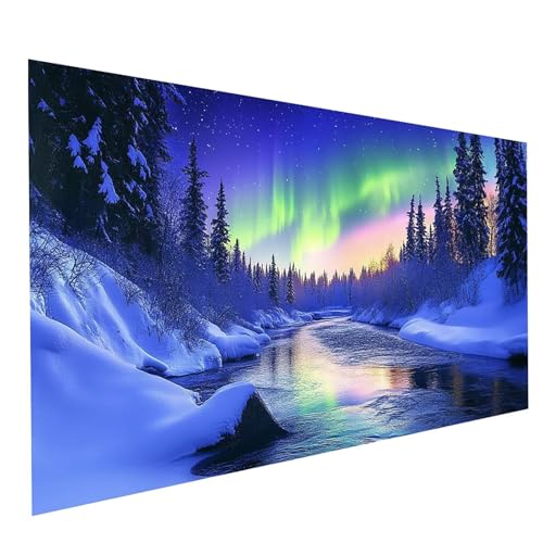 Diamond Painting Aurora 5D Diamond Painting Basteln Erwachsene 180 x 90cm Strasssteine Embroidery Leinwand Bilder Winter,Diamant DIY Set Erwachsene für Wanddeko wohnzimmer Geschenke für Frauen GYL1745 Diamond Painting Aurora 5D Diamond Painting Basteln Erwachsene 180 x 90cm Strasssteine Embroidery Leinwand Bilder Winter,Diamant DIY Set Erwachsene für Wanddeko wohnzimmer Geschenke für Frauen GYL1745 von GUUOYUAL