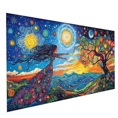 Diamond Painting Baum 5D Diamond Painting Basteln Erwachsene 70x140CM Strasssteine Embroidery Leinwand Bilder Frau, Diamant DIY Set Erwachsene für Wanddeko wohnzimmer Geschenke für Frauen GYL0195 Diamond Painting Baum 5D Diamond Painting Basteln Erwachsene 70x140CM Strasssteine Embroidery Leinwand Bilder Frau, Diamant DIY Set Erwachsene für Wanddeko wohnzimmer Geschenke für Frauen GYL0195 von GUUOYUAL