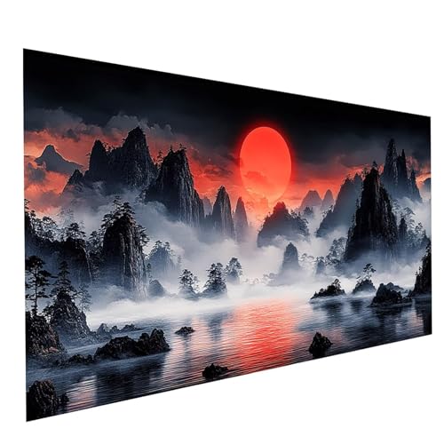 Diamond Painting Berg 5D Diamond Painting Basteln Erwachsene 70 x 140cm Strasssteine Embroidery Leinwand Bilder Baum, Diamant DIY Set Erwachsene für Wanddeko wohnzimmer Geschenke für Frauen GYL5793 Diamond Painting Berg 5D Diamond Painting Basteln Erwachsene 70 x 140cm Strasssteine Embroidery Leinwand Bilder Baum, Diamant DIY Set Erwachsene für Wanddeko wohnzimmer Geschenke für Frauen GYL5793 von GUUOYUAL