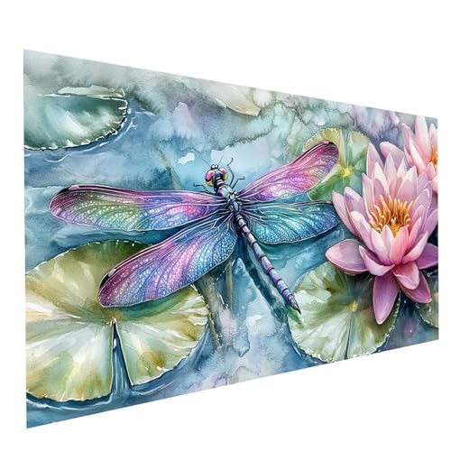 Diamond Painting Blume 5D Diamond Painting Basteln Erwachsene 180 x 90cm Strasssteine Embroidery Leinwand Bilder Libelle,Diamant DIY Set Erwachsene für Wanddeko wohnzimmer Geschenke für Frauen GYL3689 Diamond Painting Blume 5D Diamond Painting Basteln Erwachsene 180 x 90cm Strasssteine Embroidery Leinwand Bilder Libelle,Diamant DIY Set Erwachsene für Wanddeko wohnzimmer Geschenke für Frauen GYL3689 von GUUOYUAL