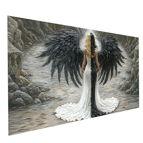 Diamond Painting Engel 5D Diamond Painting Basteln Erwachsene 160x80CM Strasssteine Embroidery Leinwand Bilder Dämon, Diamant DIY Set Erwachsene für Wanddeko wohnzimmer Geschenke für Frauen GYL4354 Diamond Painting Engel 5D Diamond Painting Basteln Erwachsene 160x80CM Strasssteine Embroidery Leinwand Bilder Dämon, Diamant DIY Set Erwachsene für Wanddeko wohnzimmer Geschenke für Frauen GYL4354 von GUUOYUAL
