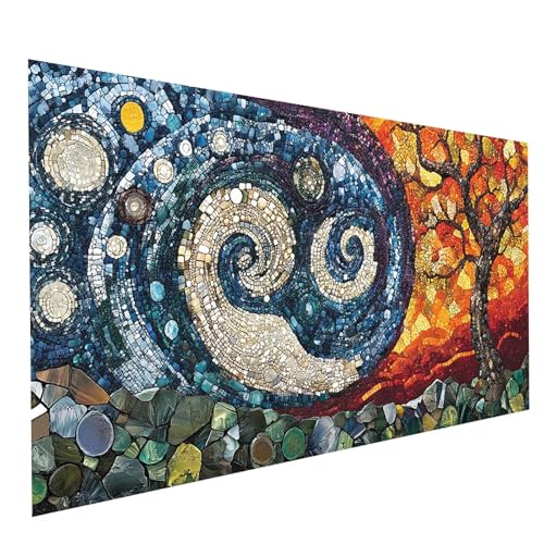 Diamond Painting Erwachsene Abstrakt 5D DIY Set Malen Nach Zahlen Erwachsene mit Strasssteine 140 x 70CM Diamant Painting Bilder Baum, Diamond Leinwand Bilder Stickerei Embroidery Kit GYL0258 Diamond Painting Erwachsene Abstrakt 5D DIY Set Malen Nach Zahlen Erwachsene mit Strasssteine 140 x 70CM Diamant Painting Bilder Baum, Diamond Leinwand Bilder Stickerei Embroidery Kit GYL0258 von GUUOYUAL