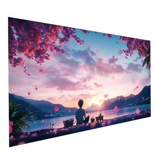 Diamond Painting Erwachsene Angeln 5D DIY Set Malen Nach Zahlen Erwachsene mit Strasssteine 40 x 80CM Diamant Painting Bilder Landschaft, Diamond Leinwand Bilder Stickerei Embroidery Kit GYL8193 Diamond Painting Erwachsene Angeln 5D DIY Set Malen Nach Zahlen Erwachsene mit Strasssteine 40 x 80CM Diamant Painting Bilder Landschaft, Diamond Leinwand Bilder Stickerei Embroidery Kit GYL8193 von GUUOYUAL