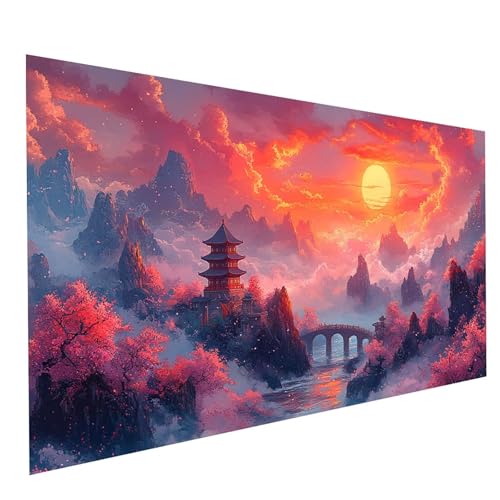 Diamond Painting Erwachsene Architektur 5D DIY Set Malen Nach Zahlen Erwachsene mit Strasssteine 140x70cm Diamant Painting Bilder Landschaft, Diamond Leinwand Bilder Stickerei Embroidery Kit GYL2922 Diamond Painting Erwachsene Architektur 5D DIY Set Malen Nach Zahlen Erwachsene mit Strasssteine 140x70cm Diamant Painting Bilder Landschaft, Diamond Leinwand Bilder Stickerei Embroidery Kit GYL2922 von GUUOYUAL