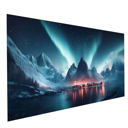 Diamond Painting Erwachsene Aurora 5D DIY Set Malen Nach Zahlen Erwachsene mit Strasssteine 100 x 200CM Diamant Painting Bilder Kleine Stadt, Diamond Leinwand Bilder Stickerei Embroidery Kit GYL7659 Diamond Painting Erwachsene Aurora 5D DIY Set Malen Nach Zahlen Erwachsene mit Strasssteine 100 x 200CM Diamant Painting Bilder Kleine Stadt, Diamond Leinwand Bilder Stickerei Embroidery Kit GYL7659 von GUUOYUAL