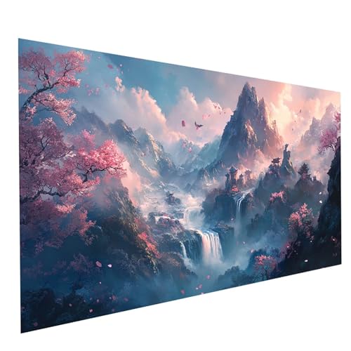 Diamond Painting Erwachsene Berg 5D DIY Set Malen Nach Zahlen Erwachsene mit Strasssteine 70 x 140 cm Diamant Painting Bilder Landschaft, Diamond Leinwand Bilder Stickerei Embroidery Kit GYL5910 Diamond Painting Erwachsene Berg 5D DIY Set Malen Nach Zahlen Erwachsene mit Strasssteine 70 x 140 cm Diamant Painting Bilder Landschaft, Diamond Leinwand Bilder Stickerei Embroidery Kit GYL5910 von GUUOYUAL