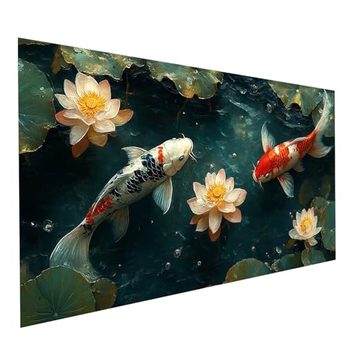 Diamond Painting Erwachsene Blume 5D DIY Set Malen Nach Zahlen Erwachsene mit Strasssteine 100 x 200 cm Diamant Painting Bilder Fisch, Diamond Leinwand Bilder Stickerei Embroidery Kit GYL3969 Diamond Painting Erwachsene Blume 5D DIY Set Malen Nach Zahlen Erwachsene mit Strasssteine 100 x 200 cm Diamant Painting Bilder Fisch, Diamond Leinwand Bilder Stickerei Embroidery Kit GYL3969 von GUUOYUAL