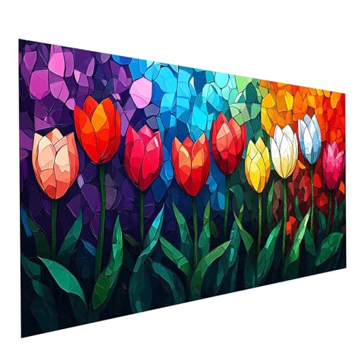 Diamond Painting Erwachsene Blume 5D DIY Set Malen Nach Zahlen Erwachsene mit Strasssteine 140 x 70 cm Diamant Painting Bilder Abstrakt, Diamond Leinwand Bilder Stickerei Embroidery Kit GYL2616 Diamond Painting Erwachsene Blume 5D DIY Set Malen Nach Zahlen Erwachsene mit Strasssteine 140 x 70 cm Diamant Painting Bilder Abstrakt, Diamond Leinwand Bilder Stickerei Embroidery Kit GYL2616 von GUUOYUAL
