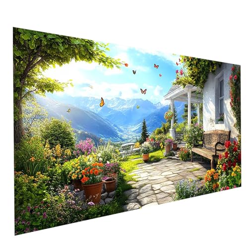 Diamond Painting Erwachsene Blume 5D DIY Set Malen Nach Zahlen Erwachsene mit Strasssteine 140 x 70 cm Diamant Painting Bilder Pflanzen, Diamond Leinwand Bilder Stickerei Embroidery Kit GYL0348 Diamond Painting Erwachsene Blume 5D DIY Set Malen Nach Zahlen Erwachsene mit Strasssteine 140 x 70 cm Diamant Painting Bilder Pflanzen, Diamond Leinwand Bilder Stickerei Embroidery Kit GYL0348 von GUUOYUAL