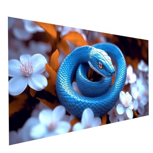 Diamond Painting Erwachsene Blume 5D DIY Set Malen Nach Zahlen Erwachsene mit Strasssteine 140 x 70 cm Diamant Painting Bilder Schlange, Diamond Leinwand Bilder Stickerei Embroidery Kit GYL7368 Diamond Painting Erwachsene Blume 5D DIY Set Malen Nach Zahlen Erwachsene mit Strasssteine 140 x 70 cm Diamant Painting Bilder Schlange, Diamond Leinwand Bilder Stickerei Embroidery Kit GYL7368 von GUUOYUAL