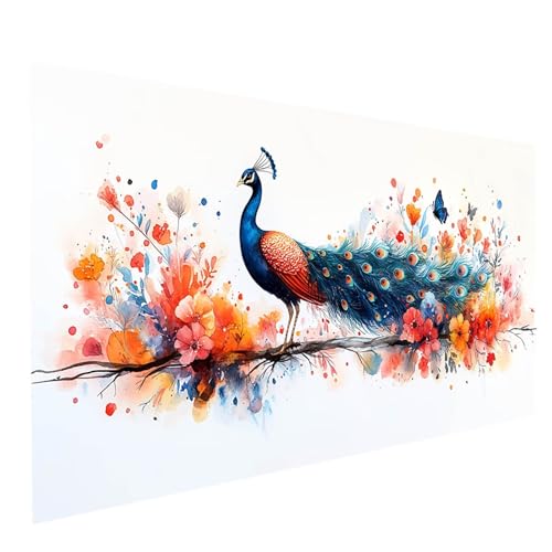 Diamond Painting Erwachsene Blume 5D DIY Set Malen Nach Zahlen Erwachsene mit Strasssteine 30x60cm Diamant Painting Bilder Pfau,Diamond Leinwand Bilder Stickerei Embroidery Kit für Zimmer Deko GYL7076 Diamond Painting Erwachsene Blume 5D DIY Set Malen Nach Zahlen Erwachsene mit Strasssteine 30x60cm Diamant Painting Bilder Pfau,Diamond Leinwand Bilder Stickerei Embroidery Kit für Zimmer Deko GYL7076 von GUUOYUAL