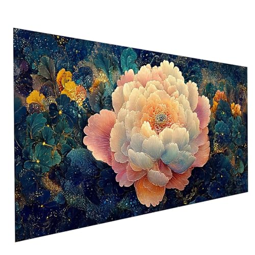 Diamond Painting Erwachsene Blume 5D DIY Set Malen Nach Zahlen Erwachsene mit Strasssteine 80 x 160 cm Diamant Painting Bilder Pflanzen, Diamond Leinwand Bilder Stickerei Embroidery Kit GYL0403 von GUUOYUAL