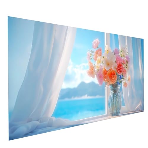 Diamond Painting Erwachsene Blume 5D DIY Set Malen Nach Zahlen Erwachsene mit Strasssteine 80 x 160CM Diamant Painting Bilder Vase, Diamond Leinwand Bilder Stickerei Embroidery Kit,Zimmer Deko GYL7981 Diamond Painting Erwachsene Blume 5D DIY Set Malen Nach Zahlen Erwachsene mit Strasssteine 80 x 160CM Diamant Painting Bilder Vase, Diamond Leinwand Bilder Stickerei Embroidery Kit,Zimmer Deko GYL7981 von GUUOYUAL