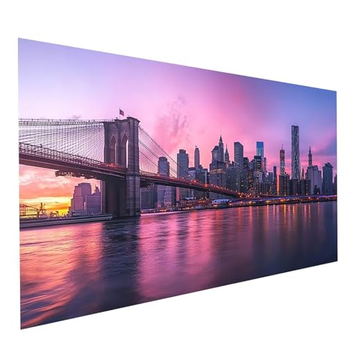 Diamond Painting Erwachsene Brooklyn Bridge 5D DIY Set Malen Nach Zahlen Erwachsene mit Strasssteine 200x100cm Diamant Painting Bilder Stadt, Diamond Leinwand Bilder Stickerei Embroidery Kit GYL7893 Diamond Painting Erwachsene Brooklyn Bridge 5D DIY Set Malen Nach Zahlen Erwachsene mit Strasssteine 200x100cm Diamant Painting Bilder Stadt, Diamond Leinwand Bilder Stickerei Embroidery Kit GYL7893 von GUUOYUAL