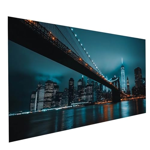 Diamond Painting Erwachsene Brooklyn Bridge DIY Malen Nach Zahlen Erwachsene mit Strasssteine 100x200cm Diamant Painting Bilder Nachtansicht, Diamond Leinwand Bilder Stickerei Embroidery Kit GYL8055 Diamond Painting Erwachsene Brooklyn Bridge DIY Malen Nach Zahlen Erwachsene mit Strasssteine 100x200cm Diamant Painting Bilder Nachtansicht, Diamond Leinwand Bilder Stickerei Embroidery Kit GYL8055 von GUUOYUAL
