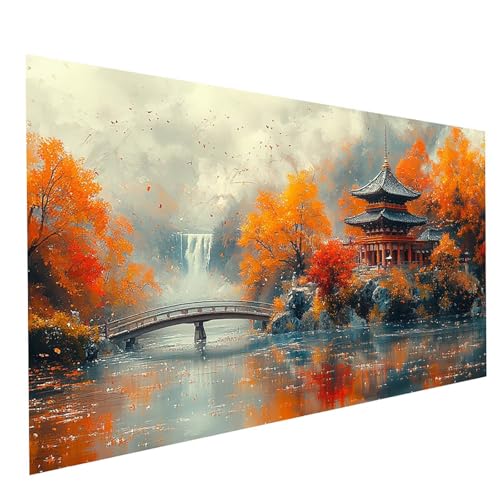 Diamond Painting Erwachsene Brücke 5D DIY Set Malen Nach Zahlen Erwachsene mit Strasssteine 100 x 200 cm Diamant Painting Bilder Landschaft, Diamond Leinwand Bilder Stickerei Embroidery Kit GYL0729 Diamond Painting Erwachsene Brücke 5D DIY Set Malen Nach Zahlen Erwachsene mit Strasssteine 100 x 200 cm Diamant Painting Bilder Landschaft, Diamond Leinwand Bilder Stickerei Embroidery Kit GYL0729 von GUUOYUAL