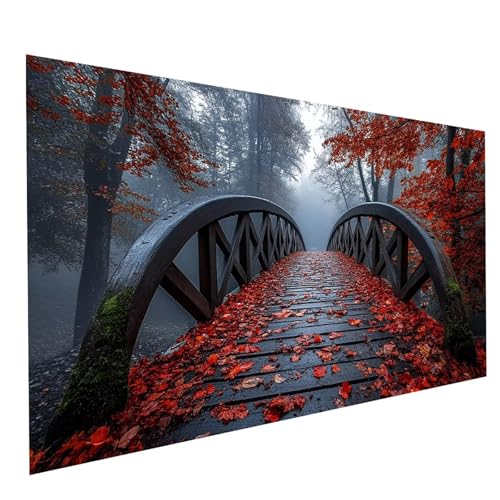 Diamond Painting Erwachsene Brücke 5D DIY Set Malen Nach Zahlen Erwachsene mit Strasssteine 90 x 180 cm Diamant Painting Bilder Ahornblatt, Diamond Leinwand Bilder Stickerei Embroidery Kit GYL2888 Diamond Painting Erwachsene Brücke 5D DIY Set Malen Nach Zahlen Erwachsene mit Strasssteine 90 x 180 cm Diamant Painting Bilder Ahornblatt, Diamond Leinwand Bilder Stickerei Embroidery Kit GYL2888 von GUUOYUAL