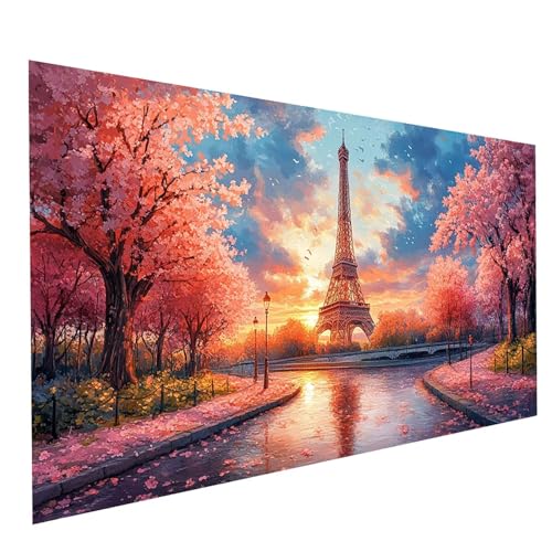 Diamond Painting Erwachsene Eiffelturm 5D DIY Set Malen Nach Zahlen Erwachsene mit Strasssteine 180 x 90CM Diamant Painting Bilder Landschaft, Diamond Leinwand Bilder Stickerei Embroidery Kit GYL1556 Diamond Painting Erwachsene Eiffelturm 5D DIY Set Malen Nach Zahlen Erwachsene mit Strasssteine 180 x 90CM Diamant Painting Bilder Landschaft, Diamond Leinwand Bilder Stickerei Embroidery Kit GYL1556 von GUUOYUAL