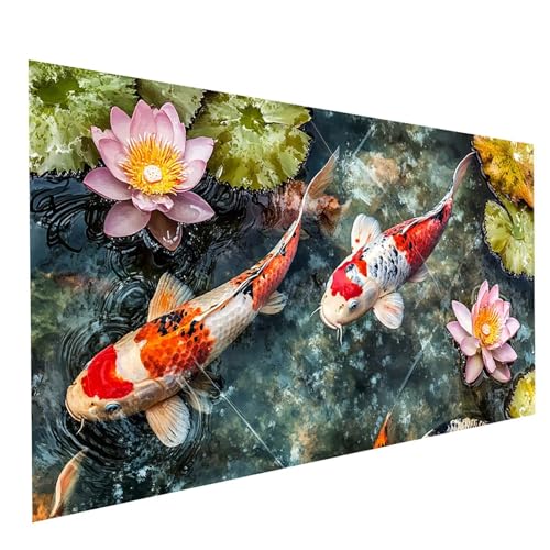 Diamond Painting Erwachsene Fisch 5D DIY Set Malen Nach Zahlen Erwachsene mit Strasssteine 60 x 120 cm Diamant Painting Bilder Landschaft, Diamond Leinwand Bilder Stickerei Embroidery Kit GYL2669 Diamond Painting Erwachsene Fisch 5D DIY Set Malen Nach Zahlen Erwachsene mit Strasssteine 60 x 120 cm Diamant Painting Bilder Landschaft, Diamond Leinwand Bilder Stickerei Embroidery Kit GYL2669 von GUUOYUAL