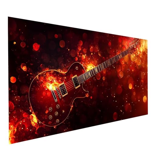 Diamond Painting Erwachsene Gitarre 5D DIY Set Malen Nach Zahlen Erwachsene mit Strasssteine 160 x 80 cm Diamant Painting Bilder Abstrakt, Diamond Leinwand Bilder Stickerei Embroidery Kit GYL7153 Diamond Painting Erwachsene Gitarre 5D DIY Set Malen Nach Zahlen Erwachsene mit Strasssteine 160 x 80 cm Diamant Painting Bilder Abstrakt, Diamond Leinwand Bilder Stickerei Embroidery Kit GYL7153 von GUUOYUAL