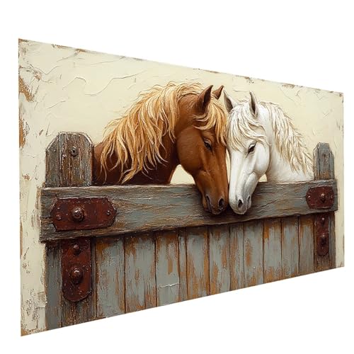 Diamond Painting Erwachsene Horse 5D DIY Set Malen Nach Zahlen Erwachsene mit Strasssteine 140x70cm Diamant Painting Bilder Tier, Diamond Leinwand Bilder Stickerei Embroidery Kit, Zimmer Deko GYL2274 Diamond Painting Erwachsene Horse 5D DIY Set Malen Nach Zahlen Erwachsene mit Strasssteine 140x70cm Diamant Painting Bilder Tier, Diamond Leinwand Bilder Stickerei Embroidery Kit, Zimmer Deko GYL2274 von GUUOYUAL