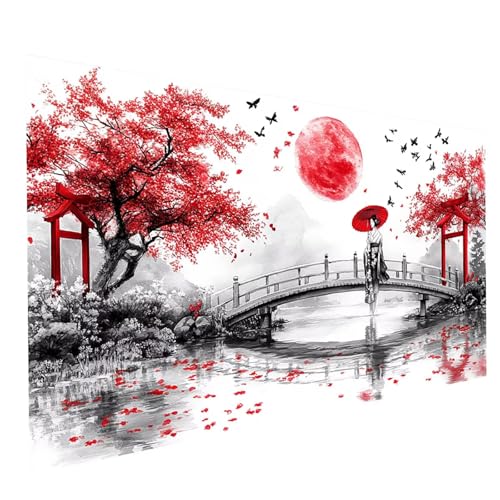Diamond Painting Erwachsene Japan 5D DIY Set Malen Nach Zahlen Erwachsene mit Strasssteine 60 x 30CM Diamant Painting Bilder Landschaft, Diamond Leinwand Bilder Stickerei Embroidery Kit GYL5114 Diamond Painting Erwachsene Japan 5D DIY Set Malen Nach Zahlen Erwachsene mit Strasssteine 60 x 30CM Diamant Painting Bilder Landschaft, Diamond Leinwand Bilder Stickerei Embroidery Kit GYL5114 von GUUOYUAL