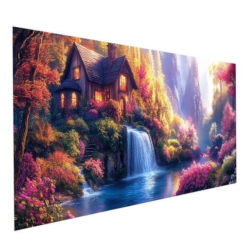 Diamond Painting Erwachsene Kabine 5D DIY Set Malen Nach Zahlen Erwachsene mit Strasssteine 200 x 100CM Diamant Painting Bilder Wasserfall, Diamond Leinwand Bilder Stickerei Embroidery Kit GYL0693 Diamond Painting Erwachsene Kabine 5D DIY Set Malen Nach Zahlen Erwachsene mit Strasssteine 200 x 100CM Diamant Painting Bilder Wasserfall, Diamond Leinwand Bilder Stickerei Embroidery Kit GYL0693 von GUUOYUAL