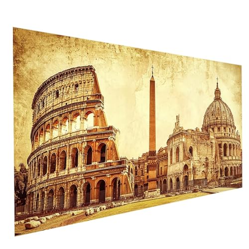 Diamond Painting Erwachsene Kolosseum 5D DIY Set Malen Nach Zahlen Erwachsene mit Strasssteine 140 x 70CM Diamant Painting Bilder Landschaft, Diamond Leinwand Bilder Stickerei Embroidery Kit GYL2094 Diamond Painting Erwachsene Kolosseum 5D DIY Set Malen Nach Zahlen Erwachsene mit Strasssteine 140 x 70CM Diamant Painting Bilder Landschaft, Diamond Leinwand Bilder Stickerei Embroidery Kit GYL2094 von GUUOYUAL