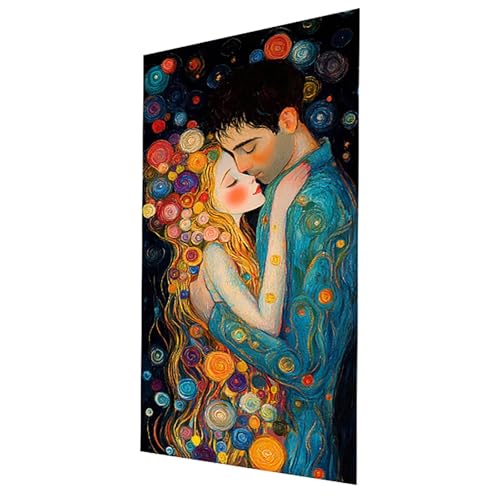 Diamond Painting Erwachsene Kuss DIY Set Malen Nach Zahlen Erwachsene mit Strasssteine 60x30cm Diamant Painting Bilder Abstrakt, Diamond Leinwand Bilder Stickerei Embroidery Kit, Zimmer Deko GYL-8624 Diamond Painting Erwachsene Kuss DIY Set Malen Nach Zahlen Erwachsene mit Strasssteine 60x30cm Diamant Painting Bilder Abstrakt, Diamond Leinwand Bilder Stickerei Embroidery Kit, Zimmer Deko GYL-8624 von GUUOYUAL