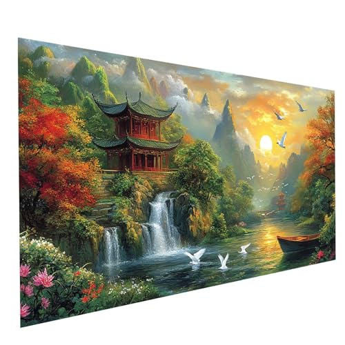 Diamond Painting Erwachsene Landschaft DIY Set Malen Nach Zahlen Erwachsene mit Strasssteine 40 x 80 cm Diamant Painting Bilder Sonnenuntergang,Diamond Leinwand Bilder Stickerei Embroidery Kit GYL1479 Diamond Painting Erwachsene Landschaft DIY Set Malen Nach Zahlen Erwachsene mit Strasssteine 40 x 80 cm Diamant Painting Bilder Sonnenuntergang,Diamond Leinwand Bilder Stickerei Embroidery Kit GYL1479 von GUUOYUAL