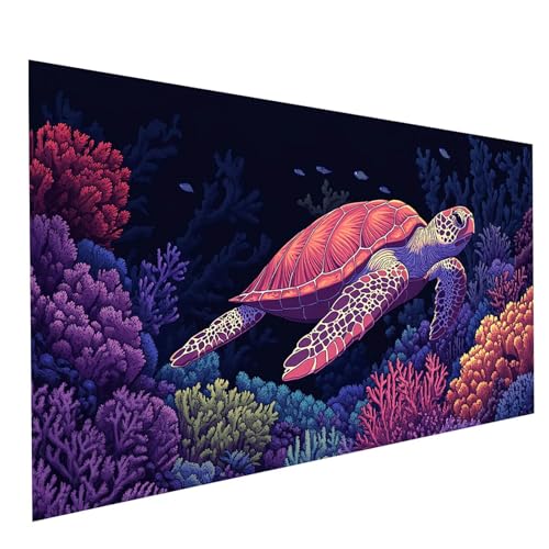 Diamond Painting Erwachsene Meeresschildkröten 5D DIY Set Malen Nach Zahlen Erwachsene mit Strasssteine 180 x 90CM Diamant Painting Bilder Tier,Diamond Leinwand Bilder Stickerei Embroidery Kit GYL4040 Diamond Painting Erwachsene Meeresschildkröten 5D DIY Set Malen Nach Zahlen Erwachsene mit Strasssteine 180 x 90CM Diamant Painting Bilder Tier,Diamond Leinwand Bilder Stickerei Embroidery Kit GYL4040 von GUUOYUAL