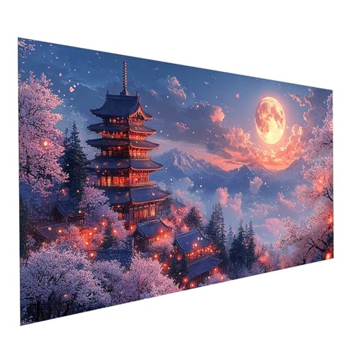 Diamond Painting Erwachsene Mond 5D DIY Set Malen Nach Zahlen Erwachsene mit Strasssteine 70 x 140 cm Diamant Painting Bilder Landschaft, Diamond Leinwand Bilder Stickerei Embroidery Kit GYL1698 Diamond Painting Erwachsene Mond 5D DIY Set Malen Nach Zahlen Erwachsene mit Strasssteine 70 x 140 cm Diamant Painting Bilder Landschaft, Diamond Leinwand Bilder Stickerei Embroidery Kit GYL1698 von GUUOYUAL