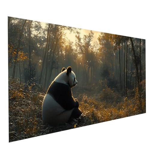 Diamond Painting Erwachsene Panda 5D DIY Set Malen Nach Zahlen Erwachsene mit Strasssteine 180x90cm Diamant Painting Bilder Tier, Diamond Leinwand Bilder Stickerei Embroidery Kit, Zimmer Deko GYL4436 Diamond Painting Erwachsene Panda 5D DIY Set Malen Nach Zahlen Erwachsene mit Strasssteine 180x90cm Diamant Painting Bilder Tier, Diamond Leinwand Bilder Stickerei Embroidery Kit, Zimmer Deko GYL4436 von GUUOYUAL