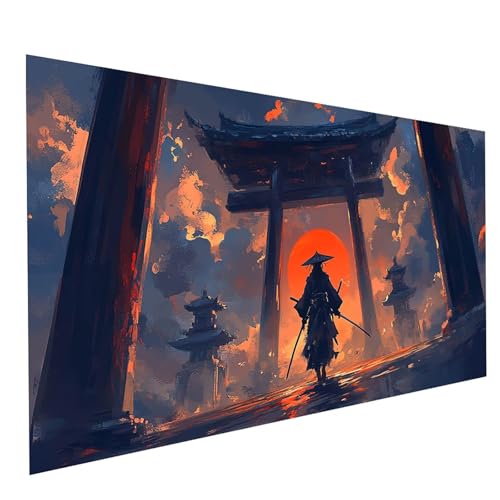 Diamond Painting Erwachsene Samurai 5D DIY Set Malen Nach Zahlen Erwachsene mit Strasssteine 80x160cm Diamant Painting Bilder Landschaft, Diamond Leinwand Bilder Stickerei Embroidery Kit GYL6217 Diamond Painting Erwachsene Samurai 5D DIY Set Malen Nach Zahlen Erwachsene mit Strasssteine 80x160cm Diamant Painting Bilder Landschaft, Diamond Leinwand Bilder Stickerei Embroidery Kit GYL6217 von GUUOYUAL