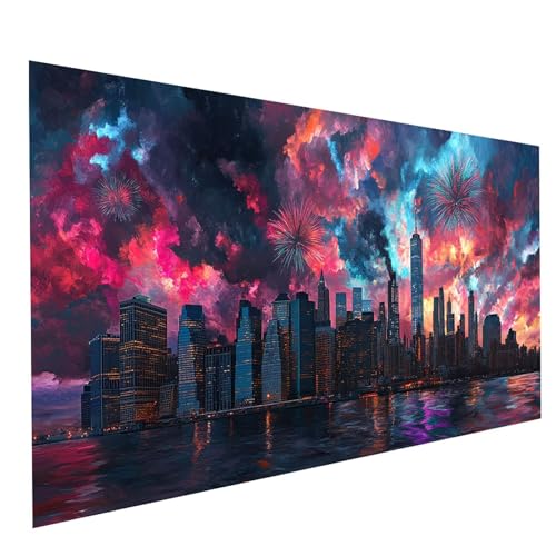 Diamond Painting Erwachsene Stadt 5D DIY Set Malen Nach Zahlen Erwachsene mit Strasssteine 160 x 80 cm Diamant Painting Bilder Landschaft, Diamond Leinwand Bilder Stickerei Embroidery Kit GYL2725 Diamond Painting Erwachsene Stadt 5D DIY Set Malen Nach Zahlen Erwachsene mit Strasssteine 160 x 80 cm Diamant Painting Bilder Landschaft, Diamond Leinwand Bilder Stickerei Embroidery Kit GYL2725 von GUUOYUAL