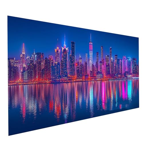 Diamond Painting Erwachsene Stadt 5D DIY Set Malen Nach Zahlen Erwachsene mit Strasssteine 160x80cm Diamant Painting Bilder Nachtansicht, Diamond Leinwand Bilder Stickerei Embroidery Kit GYL0655 Diamond Painting Erwachsene Stadt 5D DIY Set Malen Nach Zahlen Erwachsene mit Strasssteine 160x80cm Diamant Painting Bilder Nachtansicht, Diamond Leinwand Bilder Stickerei Embroidery Kit GYL0655 von GUUOYUAL