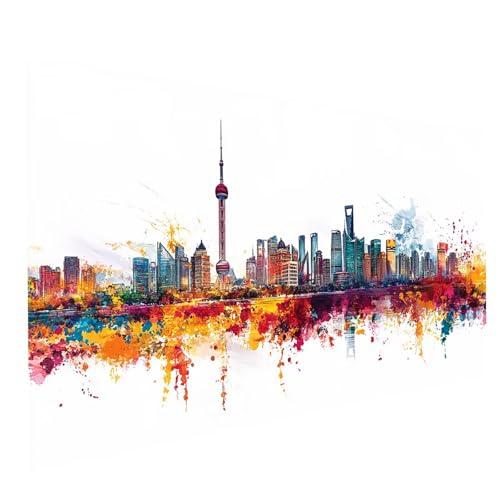 Diamond Painting Erwachsene Stadt 5D DIY Set Malen Nach Zahlen Erwachsene mit Strasssteine 180 x 90 cm Diamant Painting Bilder Berlin, Diamond Leinwand Bilder Stickerei Embroidery Kit GYL7910 Diamond Painting Erwachsene Stadt 5D DIY Set Malen Nach Zahlen Erwachsene mit Strasssteine 180 x 90 cm Diamant Painting Bilder Berlin, Diamond Leinwand Bilder Stickerei Embroidery Kit GYL7910 von GUUOYUAL