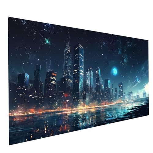 Diamond Painting Erwachsene Stadt 5D DIY Set Malen Nach Zahlen Erwachsene mit Strasssteine 60 x 120CM Diamant Painting Bilder Nachtansicht, Diamond Leinwand Bilder Stickerei Embroidery Kit GYL5063 Diamond Painting Erwachsene Stadt 5D DIY Set Malen Nach Zahlen Erwachsene mit Strasssteine 60 x 120CM Diamant Painting Bilder Nachtansicht, Diamond Leinwand Bilder Stickerei Embroidery Kit GYL5063 von GUUOYUAL