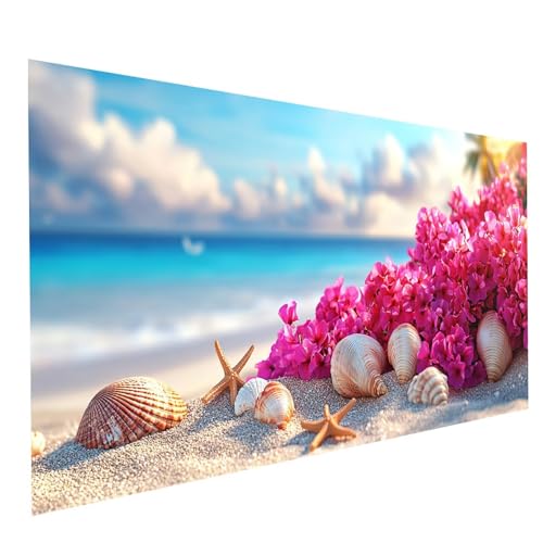 Diamond Painting Erwachsene Strand 5D DIY Set Malen Nach Zahlen Erwachsene mit Strasssteine 40x80cm Diamant Painting Bilder Blume, Diamond Leinwand Bilder Stickerei Embroidery Kit, Zimmer Deko GYL7401 Diamond Painting Erwachsene Strand 5D DIY Set Malen Nach Zahlen Erwachsene mit Strasssteine 40x80cm Diamant Painting Bilder Blume, Diamond Leinwand Bilder Stickerei Embroidery Kit, Zimmer Deko GYL7401 von GUUOYUAL