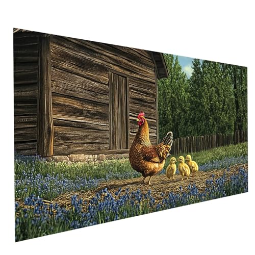 Diamond Painting Erwachsene Tier 5D DIY Set Malen Nach Zahlen Erwachsene mit Strasssteine 200x100cm Diamant Painting Bilder Huhn, Diamond Leinwand Bilder Stickerei Embroidery Kit, Zimmer Deko GYL1413 Diamond Painting Erwachsene Tier 5D DIY Set Malen Nach Zahlen Erwachsene mit Strasssteine 200x100cm Diamant Painting Bilder Huhn, Diamond Leinwand Bilder Stickerei Embroidery Kit, Zimmer Deko GYL1413 von GUUOYUAL