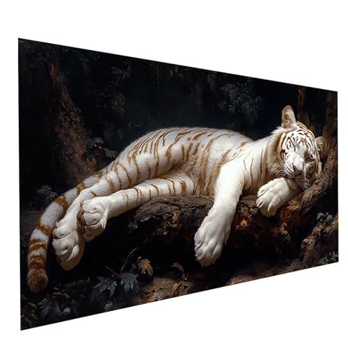 Diamond Painting Erwachsene Tiger 5D DIY Set Malen Nach Zahlen Erwachsene mit Strasssteine 70x140cm Diamant Painting Bilder Tier, Diamond Leinwand Bilder Stickerei Embroidery Kit, Zimmer Deko GYL5136 Diamond Painting Erwachsene Tiger 5D DIY Set Malen Nach Zahlen Erwachsene mit Strasssteine 70x140cm Diamant Painting Bilder Tier, Diamond Leinwand Bilder Stickerei Embroidery Kit, Zimmer Deko GYL5136 von GUUOYUAL