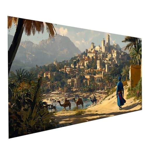 Diamond Painting Erwachsene Wüste 5D DIY Set Malen Nach Zahlen Erwachsene mit Strasssteine 80 x 160CM Diamant Painting Bilder Landschaft, Diamond Leinwand Bilder Stickerei Embroidery Kit GYL4633 Diamond Painting Erwachsene Wüste 5D DIY Set Malen Nach Zahlen Erwachsene mit Strasssteine 80 x 160CM Diamant Painting Bilder Landschaft, Diamond Leinwand Bilder Stickerei Embroidery Kit GYL4633 von GUUOYUAL