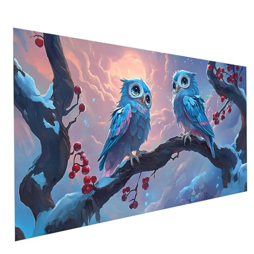 Diamond Painting Eule 5D Diamond Painting Basteln Erwachsene 100 x 200 CM Strasssteine Embroidery Leinwand Bilder Winter,Diamant DIY Set Erwachsene für Wanddeko wohnzimmer Geschenke für Frauen GYL5184 Diamond Painting Eule 5D Diamond Painting Basteln Erwachsene 100 x 200 CM Strasssteine Embroidery Leinwand Bilder Winter,Diamant DIY Set Erwachsene für Wanddeko wohnzimmer Geschenke für Frauen GYL5184 von GUUOYUAL