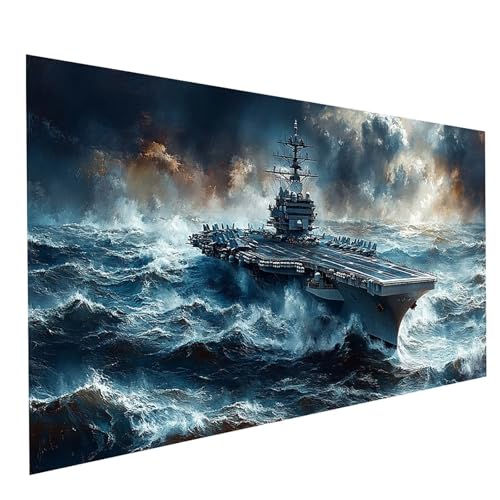 Diamond Painting Flugzeugträger 5D Diamond Painting Basteln Erwachsene 180 x 90 CM Strasssteine Embroidery Leinwand Bilder Meer,Diamant DIY Set Erwachsene, Deko wohnzimmer Geschenke für Frauen GYL2105 Diamond Painting Flugzeugträger 5D Diamond Painting Basteln Erwachsene 180 x 90 CM Strasssteine Embroidery Leinwand Bilder Meer,Diamant DIY Set Erwachsene, Deko wohnzimmer Geschenke für Frauen GYL2105 von GUUOYUAL